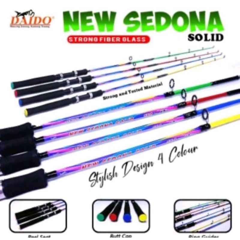 Joran Pancing Daido New Sedona Solid 150 cm - Joran Fiber Solid Daido