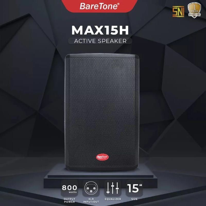 speaker aktif baretone MAX15H 800watt max 15 h max15 h original baretone