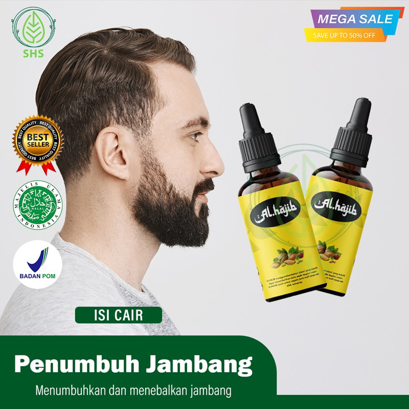 (COD) Minyak Kemiri Bakar Original Asli 15ml - Penumbuh Rambut Jenggot Kumis Alis Jambang / Mencegah