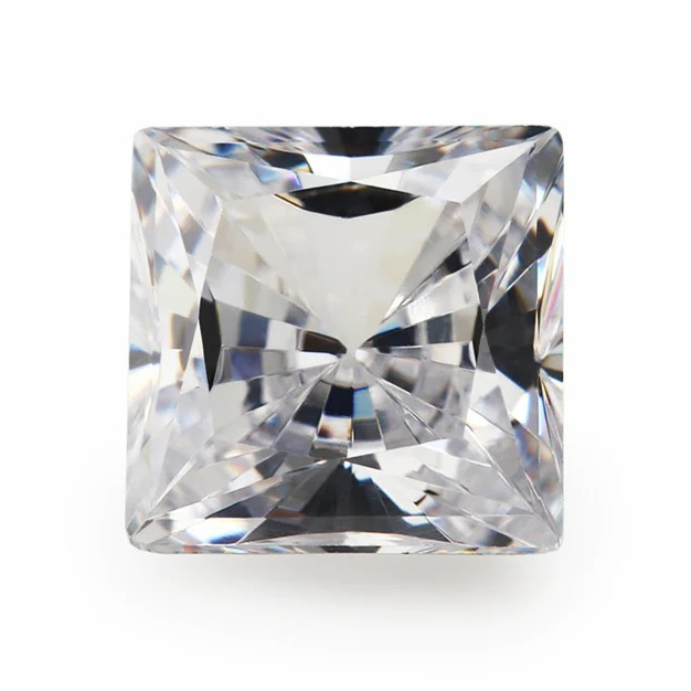 Batu Cubic Zirconia 5A (AAAAA) White Radiant Cut