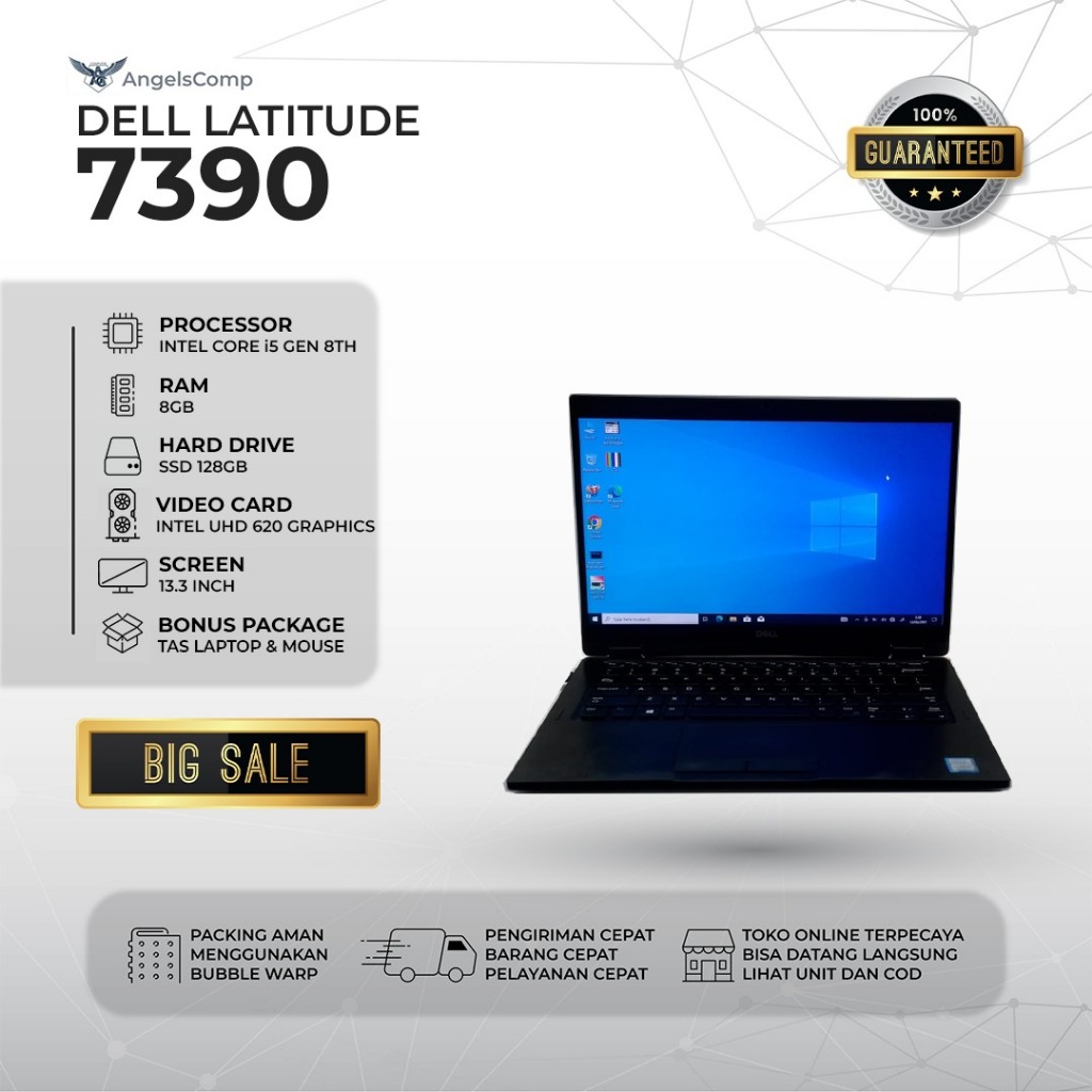dell latitude 7390 2 in 1 i5 Gen 8 / Ram 8 SSD 128