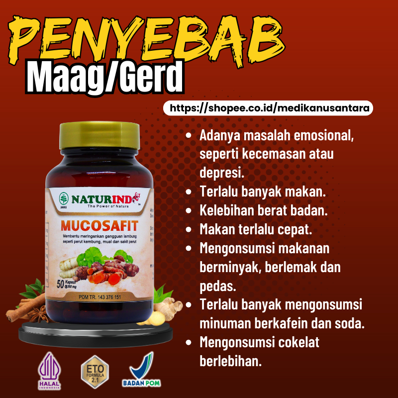 Obat Asam Lambung Penghilang Bau Mulut Gerd Permanen Kronis Sariawan Obat Magh Maag Kronis Herbal Ge