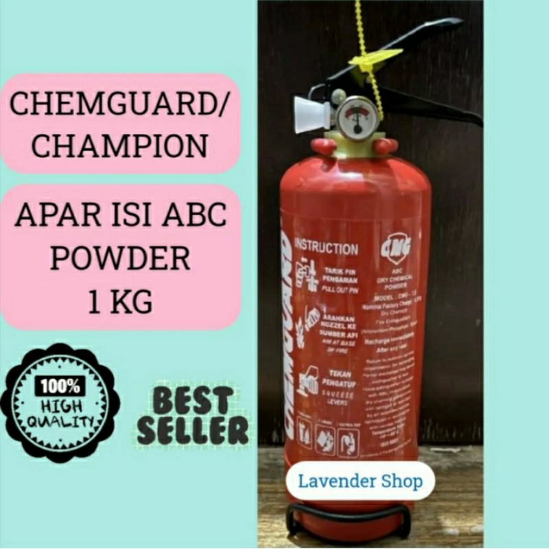 APAR 1KG ABC POWDER CHEMGUARD / Tabung Pemadam 1 KG
