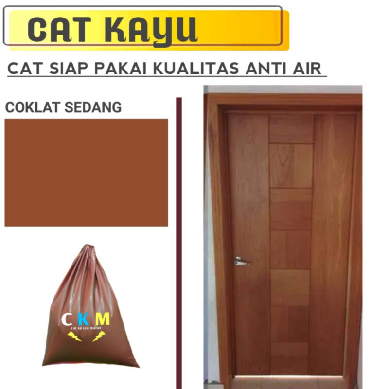 Cat kayu 1 kg siap pakai