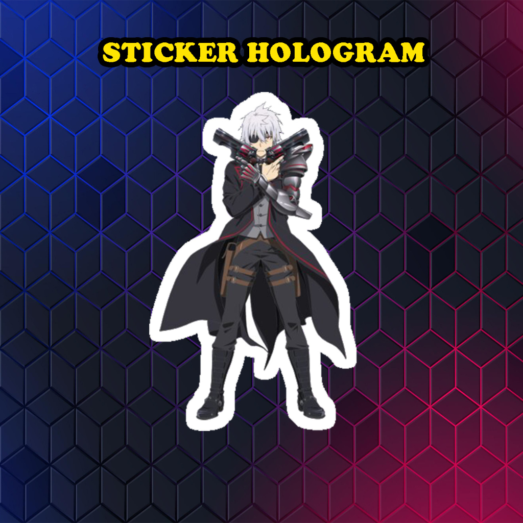 

Stiker Hologram Hajime Nagumo ukuran 7 cm