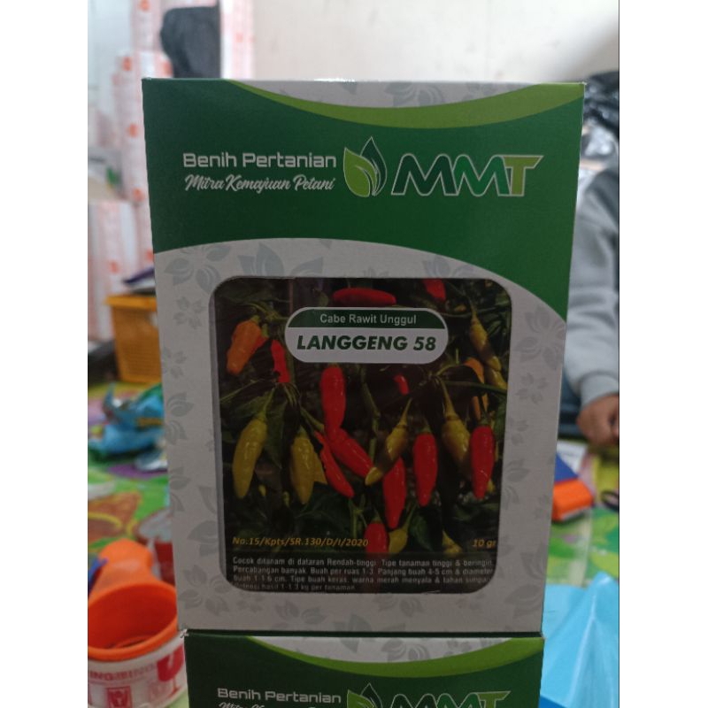 Benih Cabai Rawit Unggul Langgeng 58 10gram