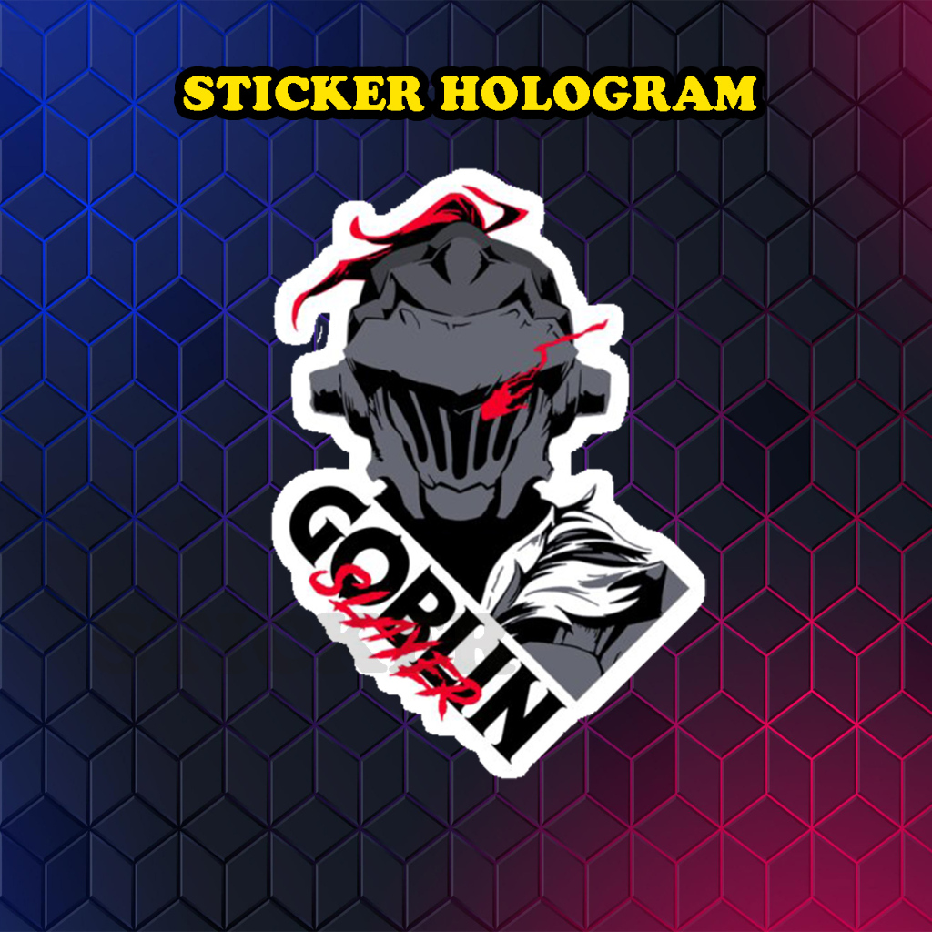 

Stiker Hologram Goblin slayer ukuran 8 cm