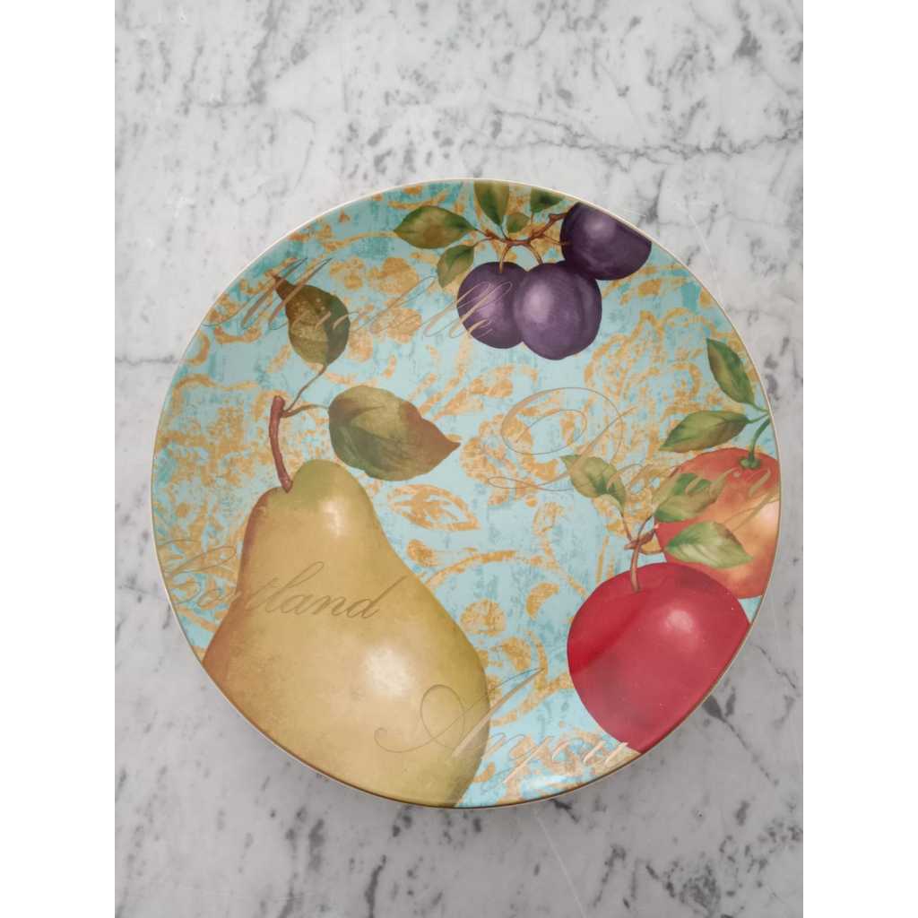DINNER PLATE MOTIF FRUIT 27CM