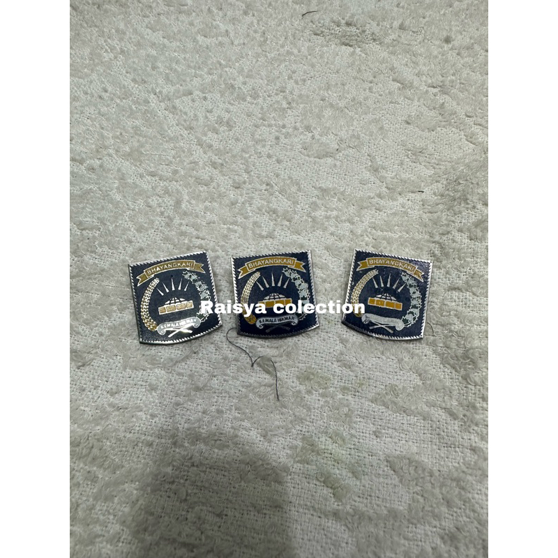 lencana bhayangkari / pin bhayangkari / logo bhayangkari seng