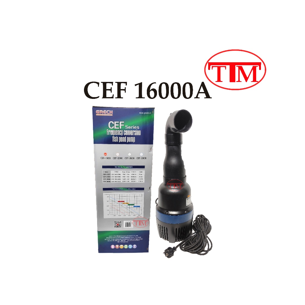CEF 16000A ORIGINAL GRECH SUNSUN POMPA AQUARIUM KOLAM IKAN CEF 16000 A
