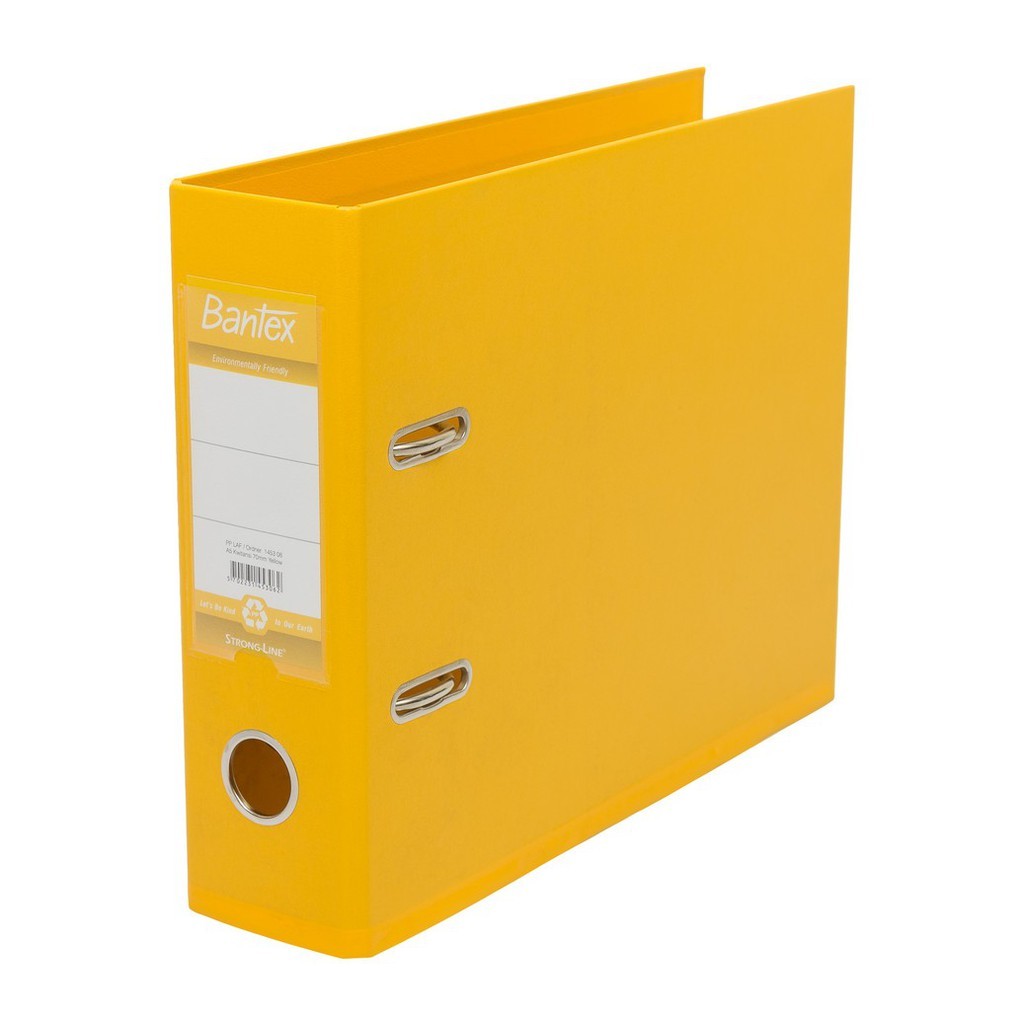 

Bantex Lever Arch File Ordner Plastic A5 Kwitansi 7cm Yellow