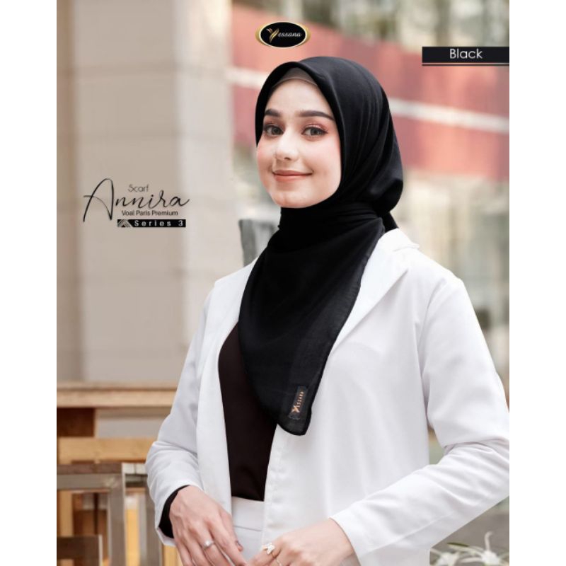 Jilbab Paris Premium Yessana Kerudung Voal Polos Hijab Syari