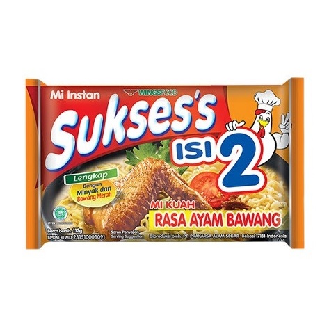 

Suksess Mi Kuah Ayam Bawang Isi 2 112gr