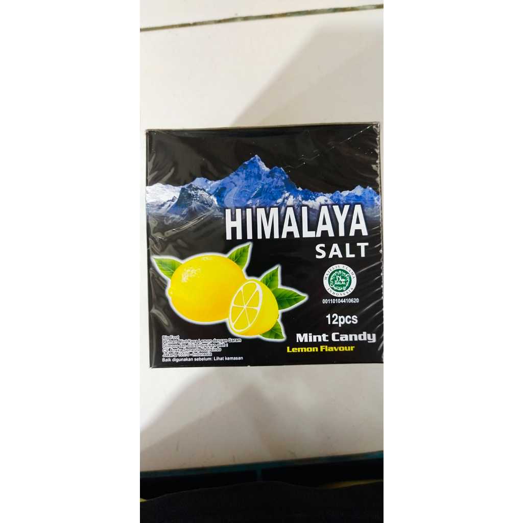 

Himalayah salt (mint candy) Lemon Flavour