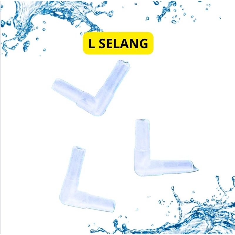 Aneka sambungan L/T/I selang aerator 5mm
