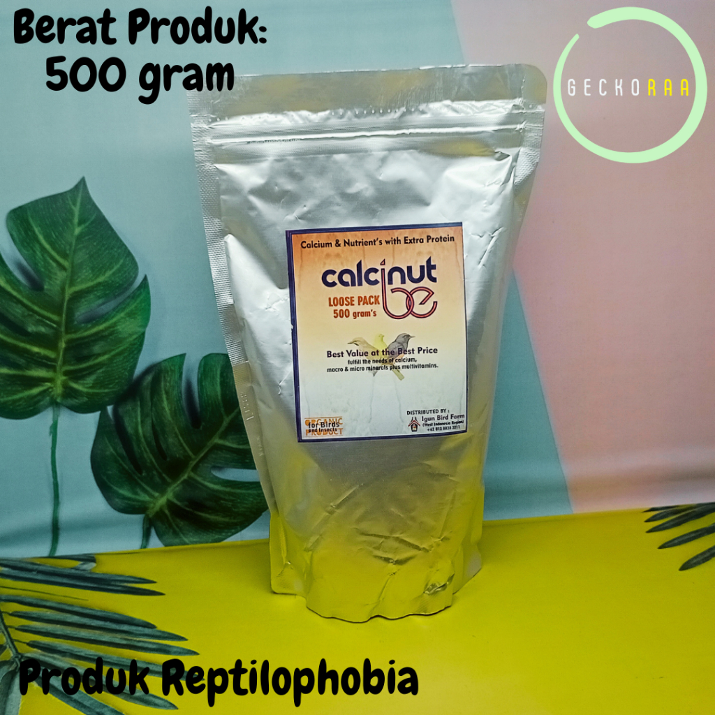 Calcinut BE Loose Pack Kalsium Multivitamin Nutrisi Burung Bird