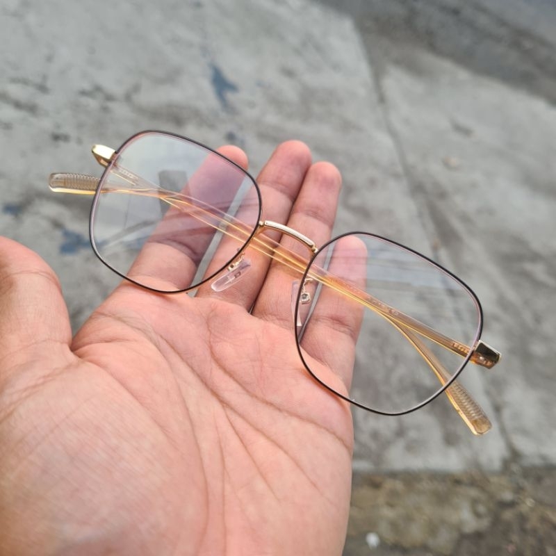 Frame kacamata minus wanita femijim hijab lentur fashion bluecromic blueray photocromic 38081