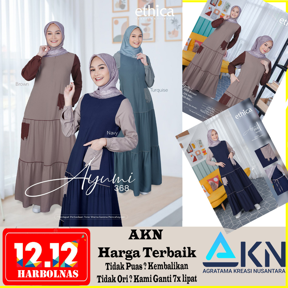 Ethica Ayumi Terbaru Gamis 368