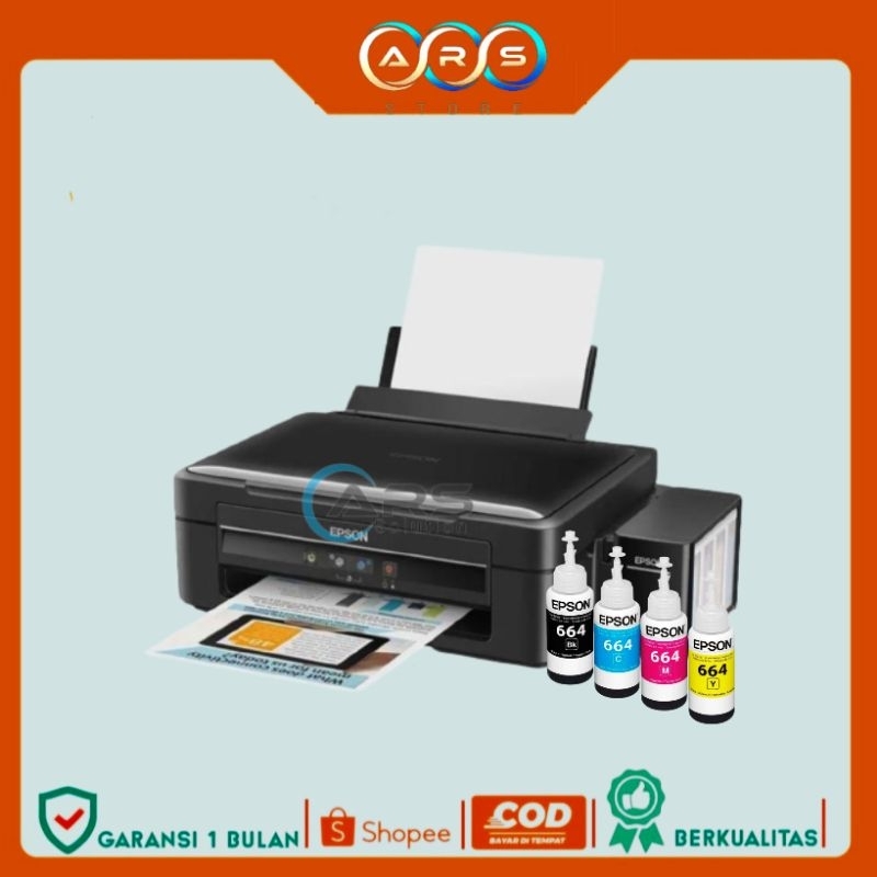 Printer Epson L220 print scan copy bekas murah siap pake