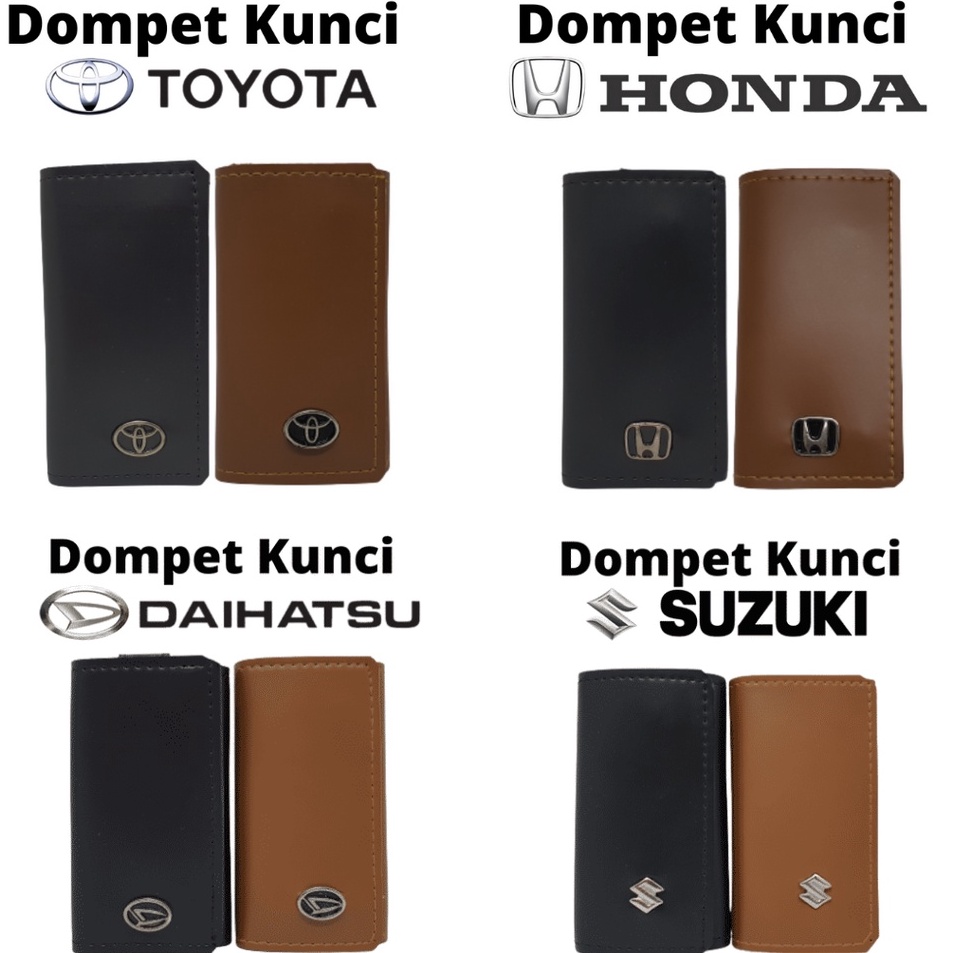 Buruan Beli Dompet Gantungan Kunci Motor STNK dan Mobil Keren Logo Toyota Honda Daihatsu Suzuki