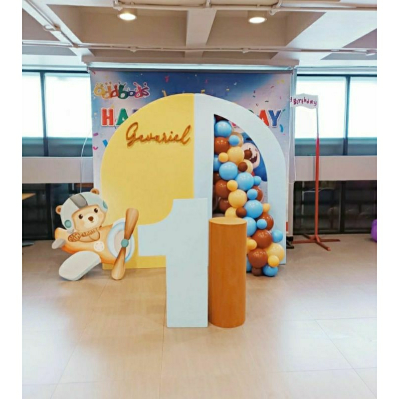 BACKDROP STYROFOAM BALON ULANG TAHUN
