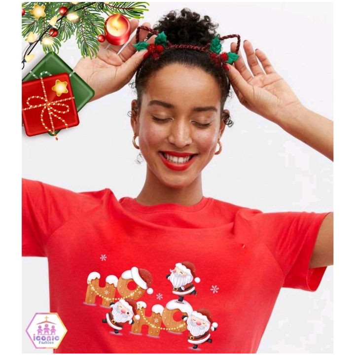 Kaos Natal Merry Christmas / Kaos Natal Couple Keluarga / Baju Natal terbaru 2023/ Kaos Natal anak
