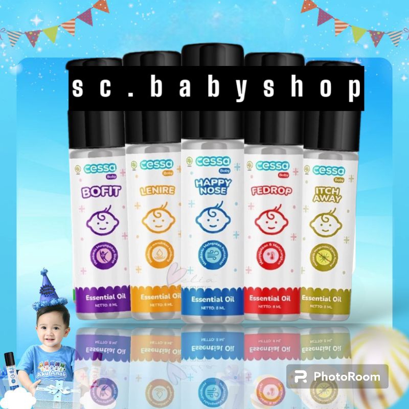 CESSA Baby Essential Oil Cesa Roll On Penurun Panas & Batuk Pilek