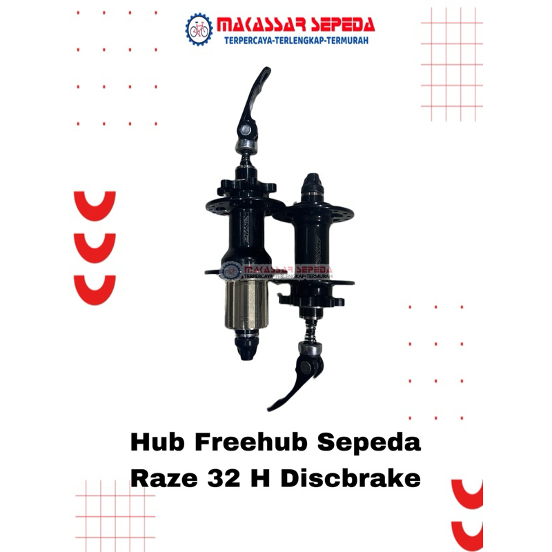 HUB FREEHUB SEPEDA RAZE 32 HOLE DISCBRAKE JANGKRIK