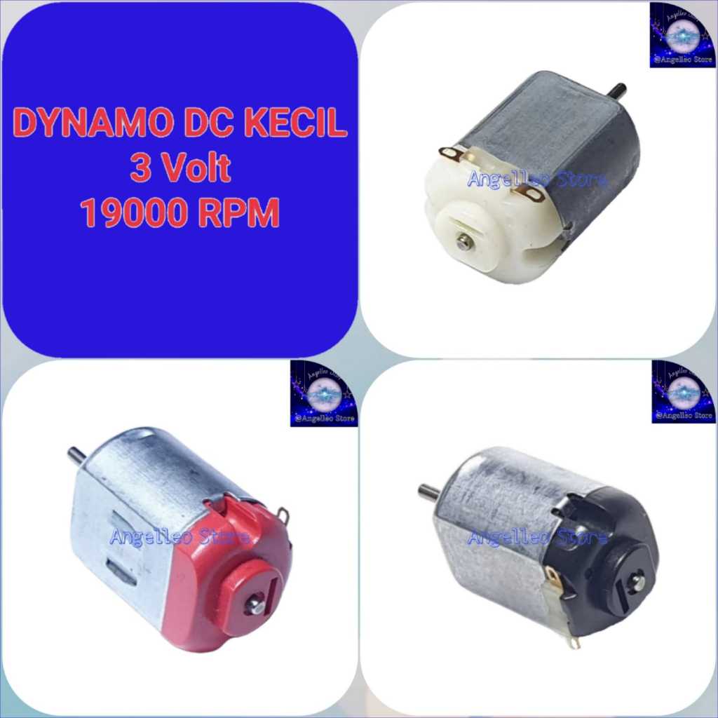 Motor Dinamo Kecil~Dinamo DC~Motor Dinamo 3 Volt DC