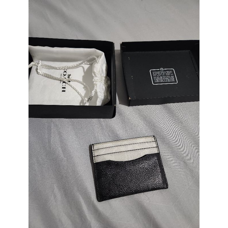 Dompet Kartu Coach warna hitam