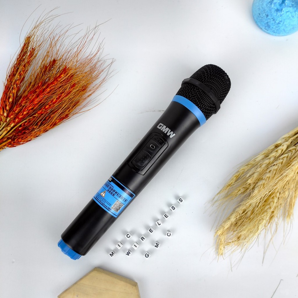Mic Wireless GMC KHUSUS UNTUK SPEAKER GMC 1Pcs Microphone Professional Karaoke Type 897 Q R S P H E 