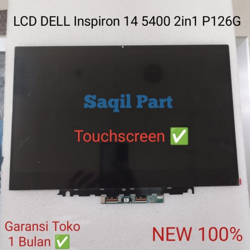 Layar LCD LED DELL Inspiron 14 5400 5406 7405 2-in-1 P126G P126G001 P126G002 P126G004 Touch screen