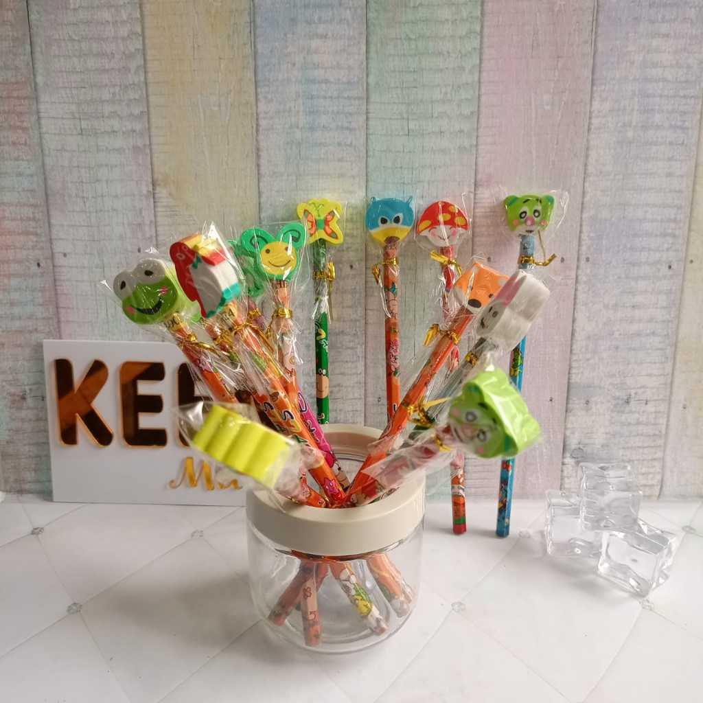 

Pensil penghapus SUPER/pensil unik/pensil stip/pensil hapusan
