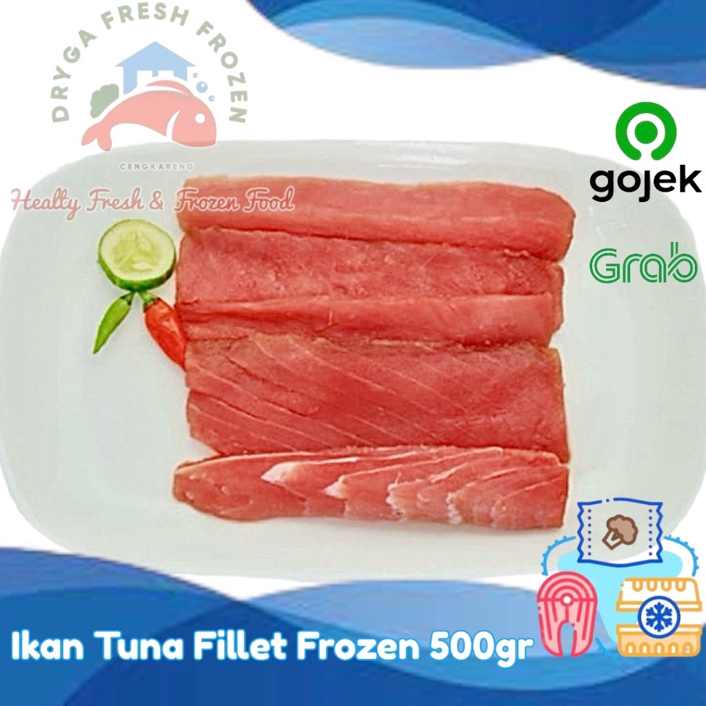 

Ikan Tuna Fillet Tuna Fish Parcel Frozen 500gr