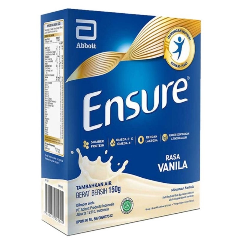 

Ensure Susu Bubuk Nutrisi Dewasa Vanila 150gr