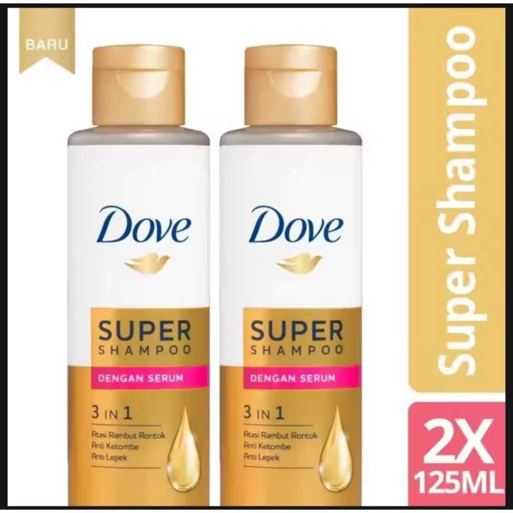Dove 3 in 1 Super Shampoo 125 ml