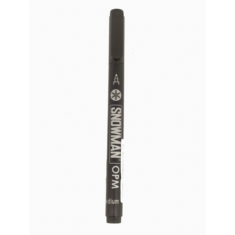 

Gramedia - Snowman - Spidol OHP Permanen OPM-1 Warna Hitam/Pcs
