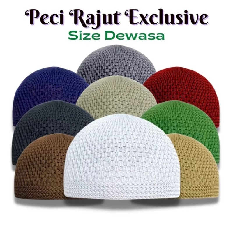 PECI RAJUT / PECI HAJI / KOPIAH RAJUT / KOPIAH HAJI