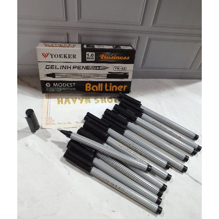 

Big Sale (12pc) pen gel 1.0MM untuk tanda tangan BALL LINER