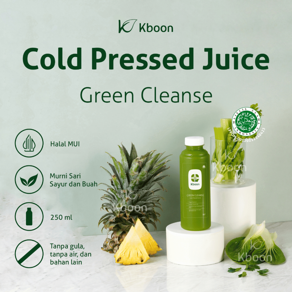 

Cold Pressed Juice Green Cleanse 250ml Kboon