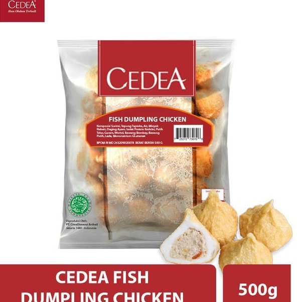 

Cedea Dumpling Ikan Isi Ayam dan Keju 500 gr