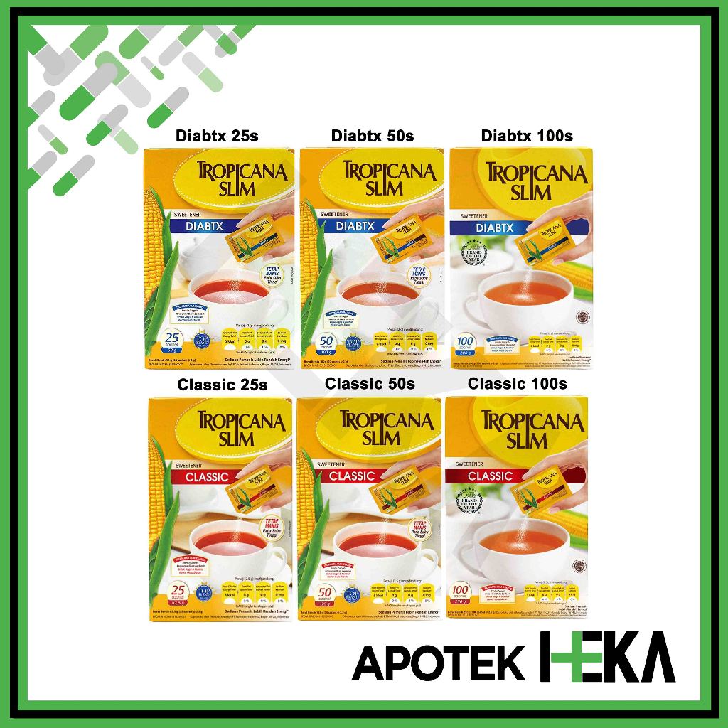 

Tropicana Slim Classic / Diabtx - Pemanis Gula Diabetes (SEMARANG)