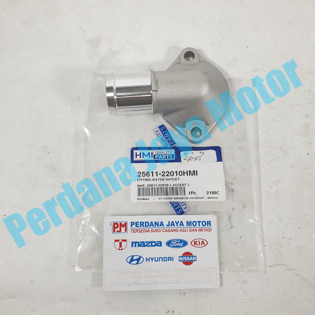 Cover Tutup Thermostat Water Outlet Hyundai Accent Cakra Verna Getz Avega