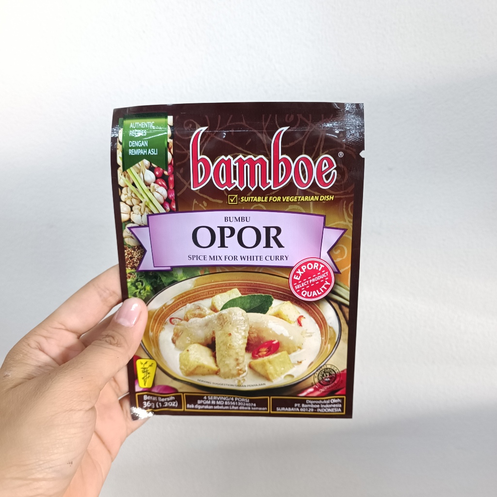 

BUMBU MASAK BAMBU BAMBOE OPOR/ AYAM BAKAR BUMBU RUJAK/ SAOS LADA HITAM/ GULE/ SOTO DAGING/ RAWON/ SOTO AYAM