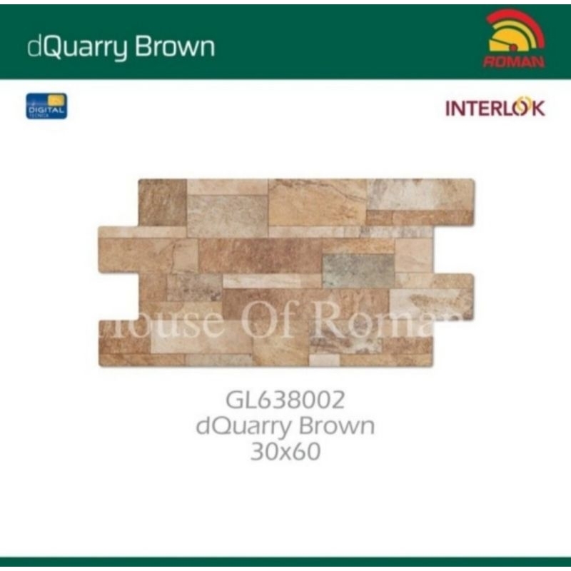 Roman Keramik GL638002 dQuarry Brown 30x60 kw1