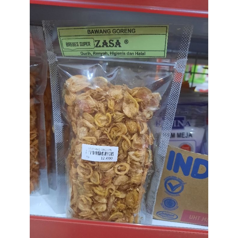 

Bawang Goreng Murni tanpa campuran (Asli) Rasa Original / Pedas