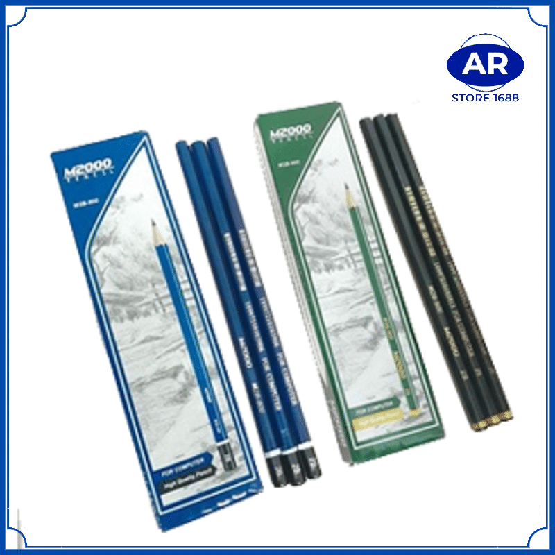 

AR- Pensil 2B M2000 Computer Warna Isi 12pcs Murah