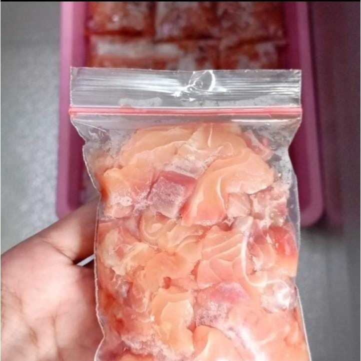 daging lele filet full daging 100 gram pakan ikan predator