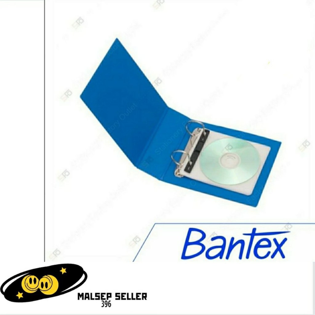 

Bantex CD Binder 2 Ring 40 mm (Include 5 Pcs Pocket) warna - Hitam