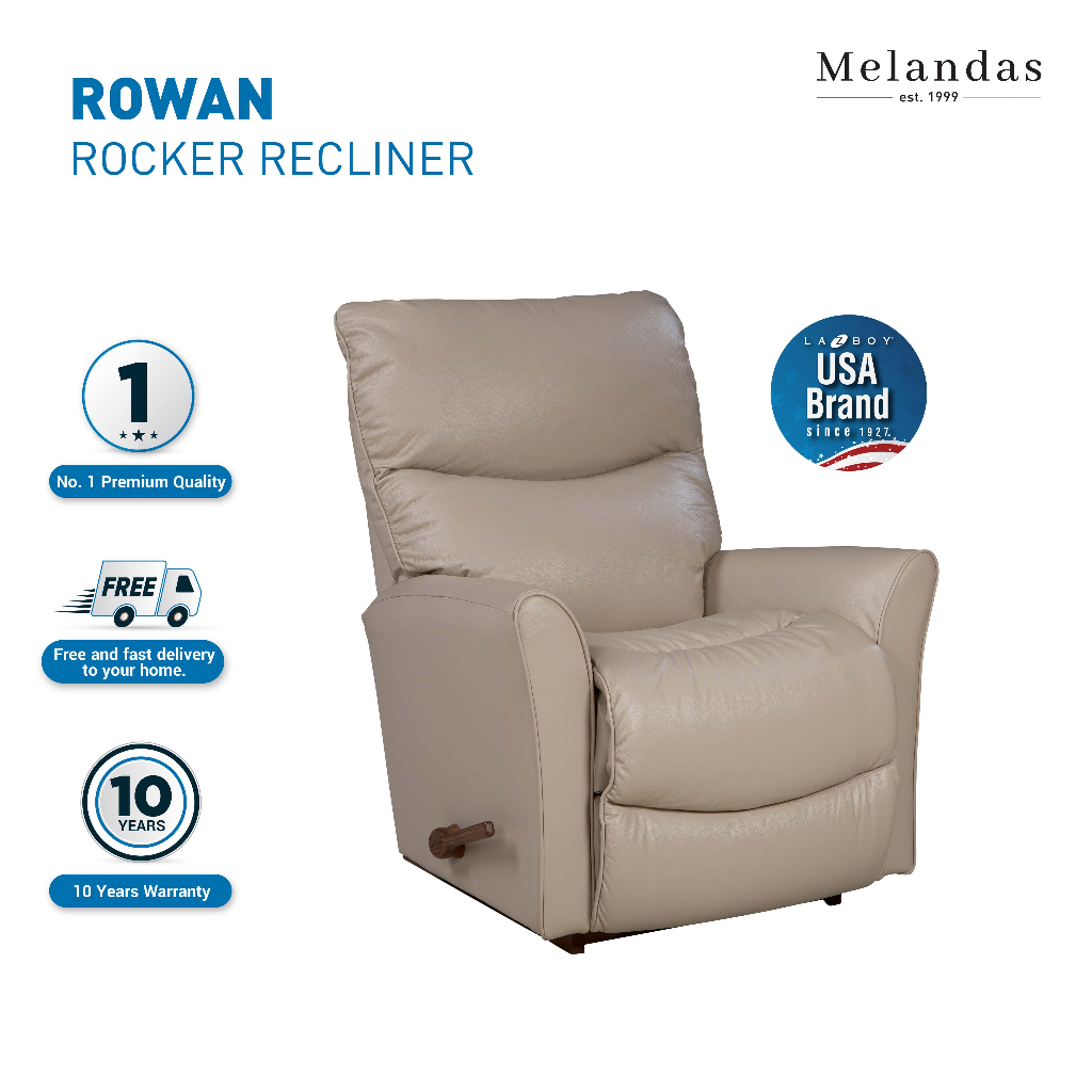 La-Z-Boy Rowan Sofa Single Rocker Recliner Premium Leather